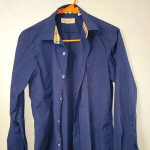 Burberry long sleeve collar shirt xs/tp